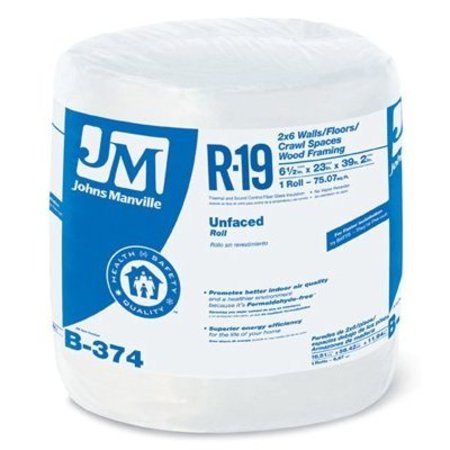 JOHNS MANVILLE INTL R19 23x39'2Unfac Roll B374